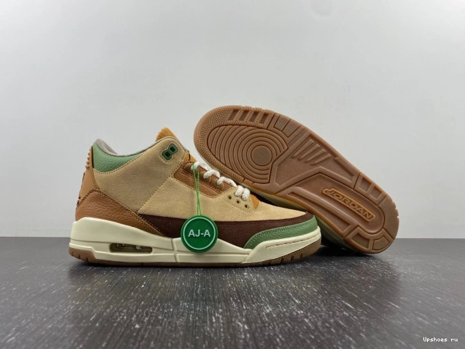 Brown” Jordan Air 3  CT8532-103 “Green 0709
